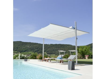 Maistra: the first retractable, tilting and height-adjustable canopy