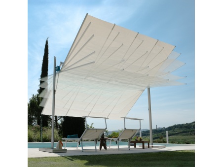 Maistra: the first retractable, tilting and height-adjustable canopy