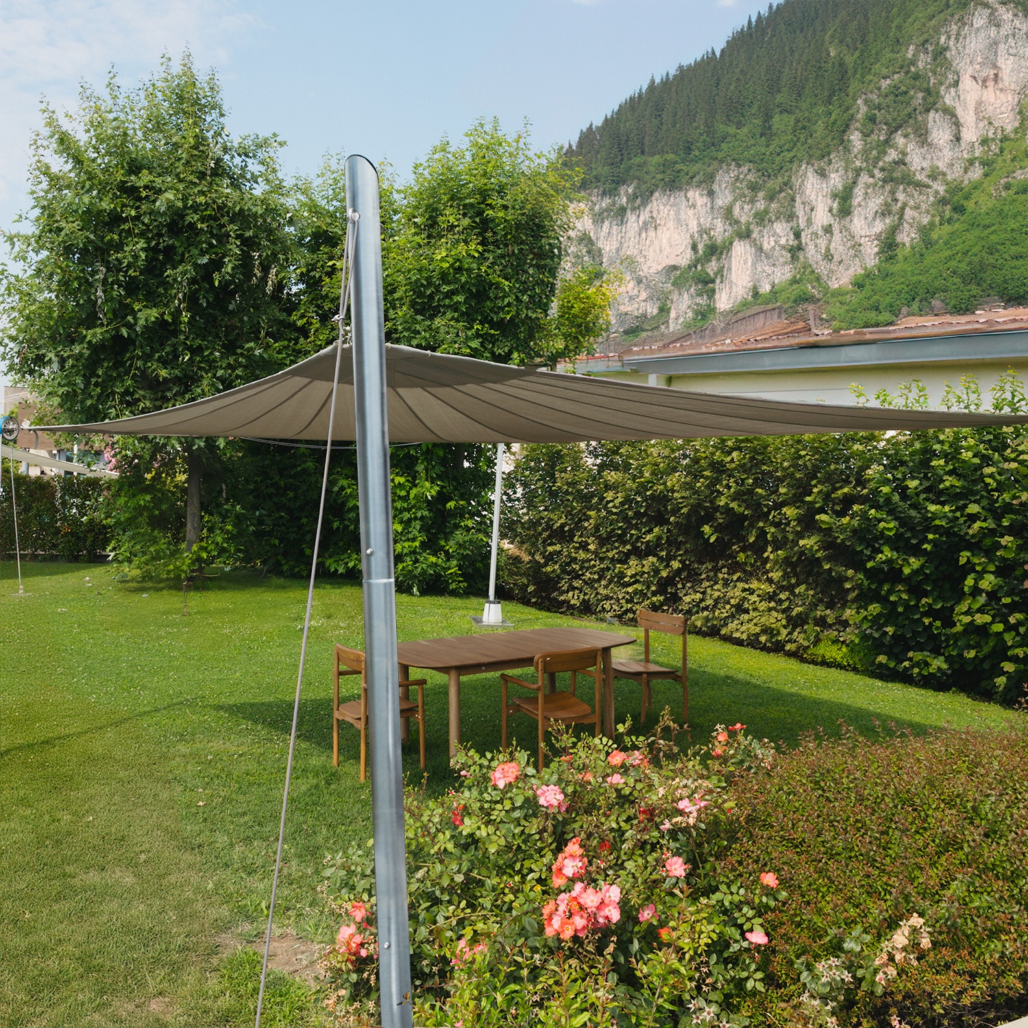 Removable shade sail posts hotsell