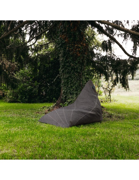 Randa: the Unique Bean Bag with Radial Design for Outdoors and Indoors