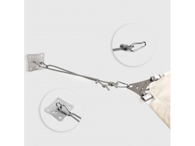 Wall Mounting Kit Nautical Rope - Anchoring kit with nautical rope