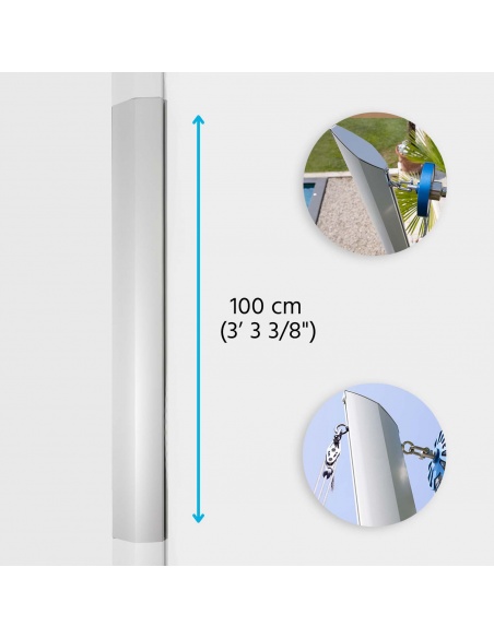 Alu Simple Extension - Adjustable Extension for Shade Sail Pole