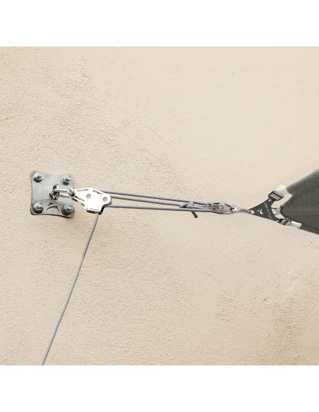 Set of 4 threaded rods made of galvanized steel M10 length 12 cm