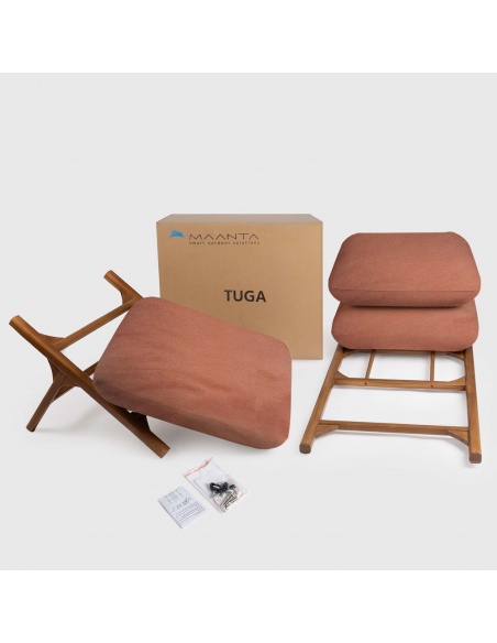 Tuga: Teak sun lounger Unique Nautical Design