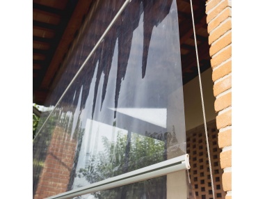 Easy Clear Standard Sizes - Clear vinyl PVC roller blind