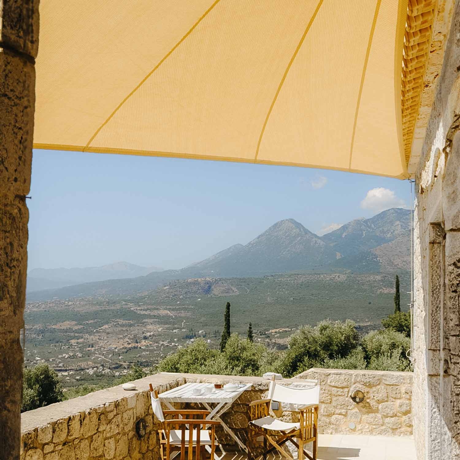 Solaria Breathable - Our best radial cut windproof shade sail Solaria Breathable - Our best radial cut windproof shade sail