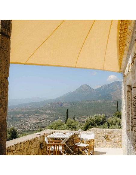 Solaria Breathable - Our best radial cut windproof shade sail