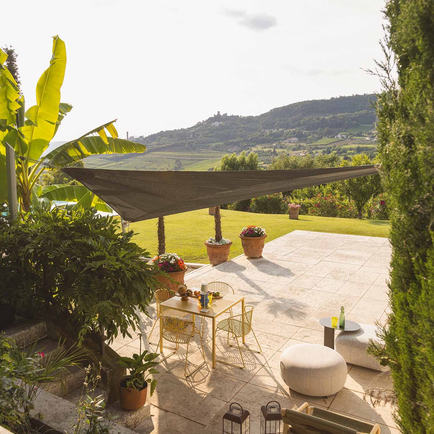 Solaria Breathable - Our best radial cut windproof shade sail Solaria Breathable - Our best radial cut windproof shade sail