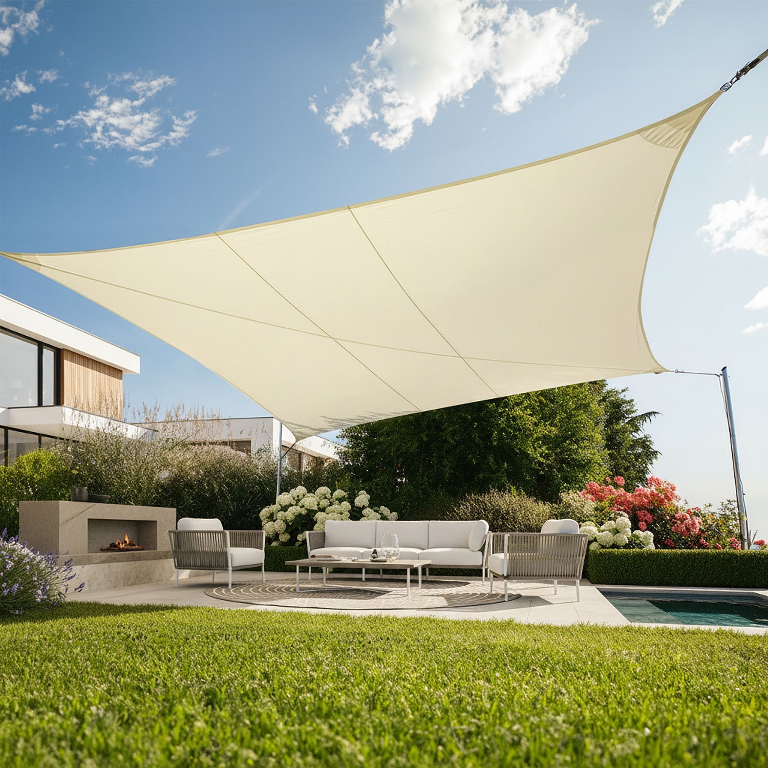 EZ Breez: The Only Patented Waterproof Shade Sail 2
