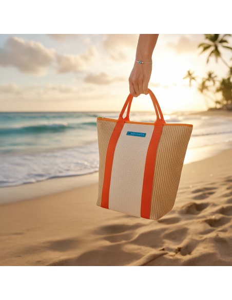 Beach bag Recycling: Respect, Recycle, Upcycling
