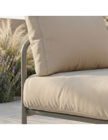 Melina: Garden sofa set with extra-thick cushions