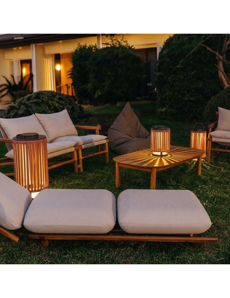 Marinea: Outdoor Lamp in Braided Rope