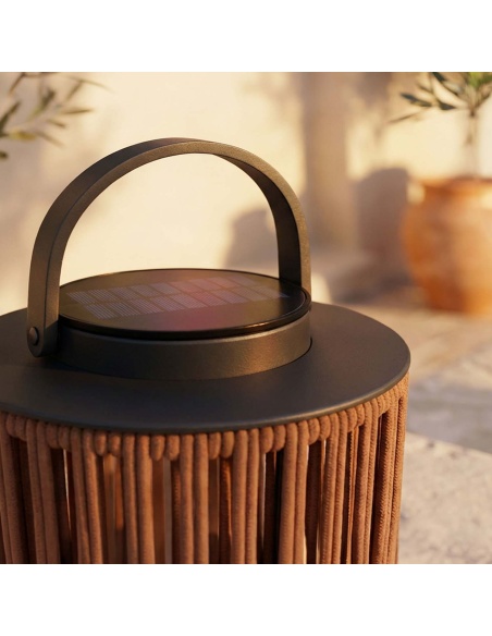 Marinea: Outdoor Lamp in Braided Rope