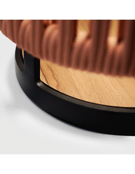 Marinea: Outdoor Lamp in Braided Rope