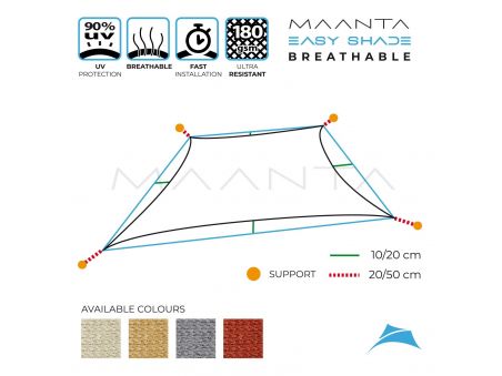 Easyshade Quadrangolare Ombreggiante