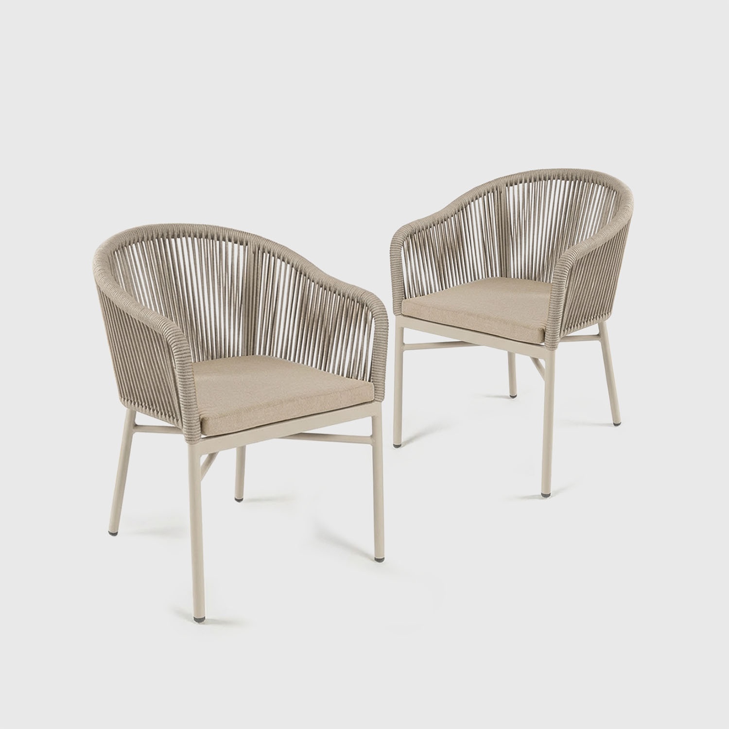 Liara: Outdoor Chair in Anti-UV Olefin Rope 2