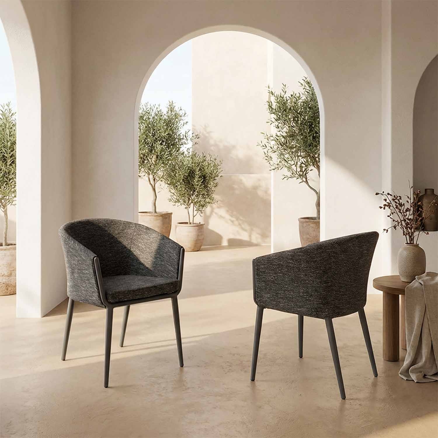 Set 2 Mitara - The outdoor dining armchair