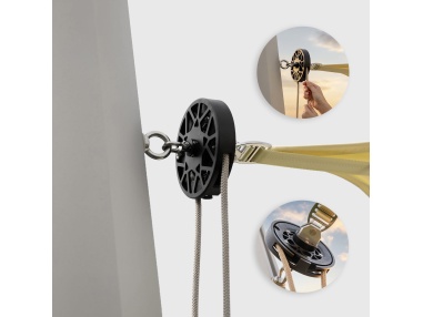 EZ Furl: Universal Retractable System for Shade Sails