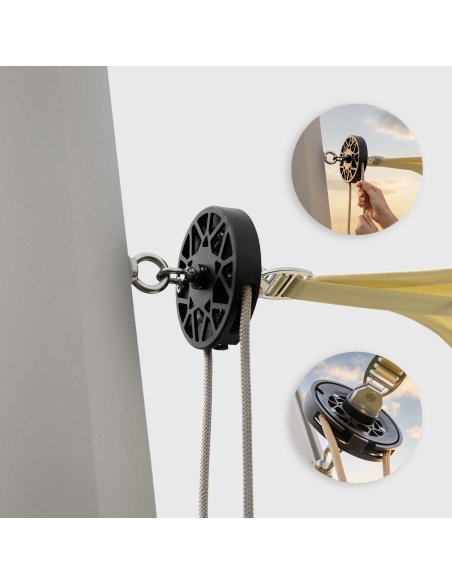 EZ Furl: Universal Retractable System for Shade Sails