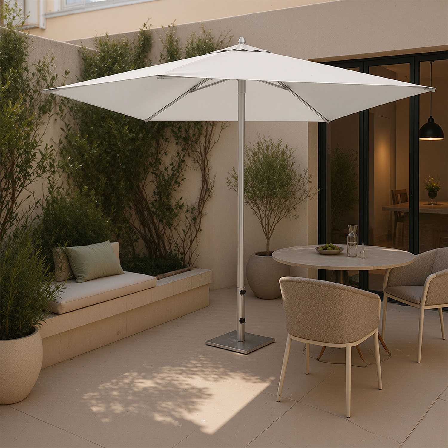 Klika: Centre-Pole Garden Parasol with KlikOpen® Technology