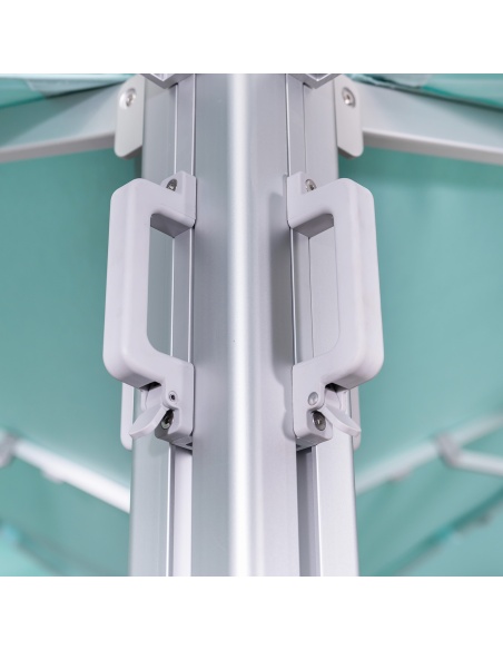 Cygnus Qadro: Four-Canopy Cantilever Parasol 6x6 m