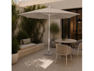 Lybra: Tilting Centre Pole Garden Parasol with EquiTilt® Technology