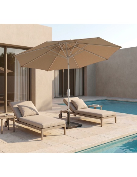 Lybra: Tilting Centre Pole Garden Parasol with EquiTilt® Technology