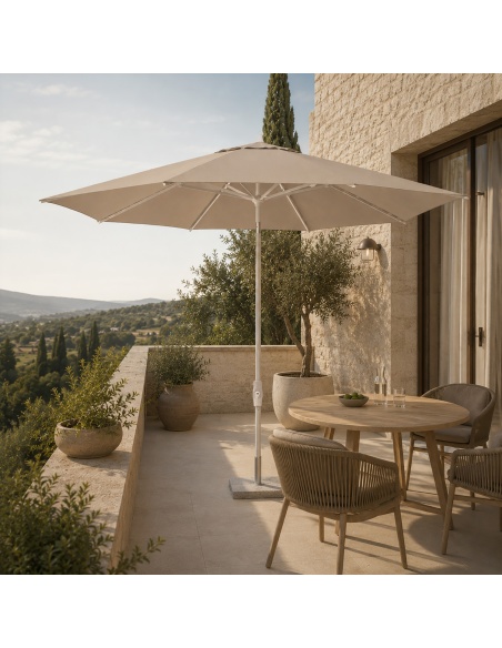 Lybra: Tilting Centre Pole Garden Parasol with EquiTilt® Technology