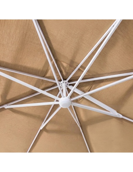 Auriga: Tilting Cantilever Parasol with Integrated Solar LEDs