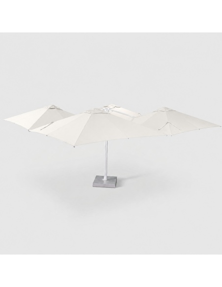 Cygnus Qadro: Four-Canopy Cantilever Parasol 6x6 m