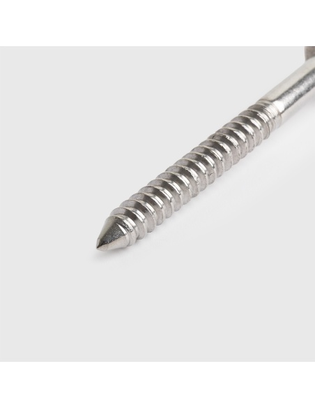 Wood Screw Eye Bolt in Stainless Steel to Anchor Shade Sails