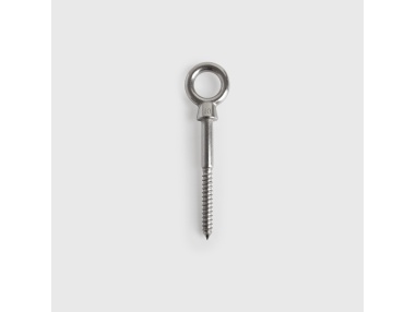 Wood Screw Eye Bolt in Stainless Steel to Anchor Shade Sails