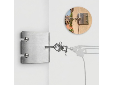 Landa: Stainless Steel Outside Corner Bracket for Shade Sails
