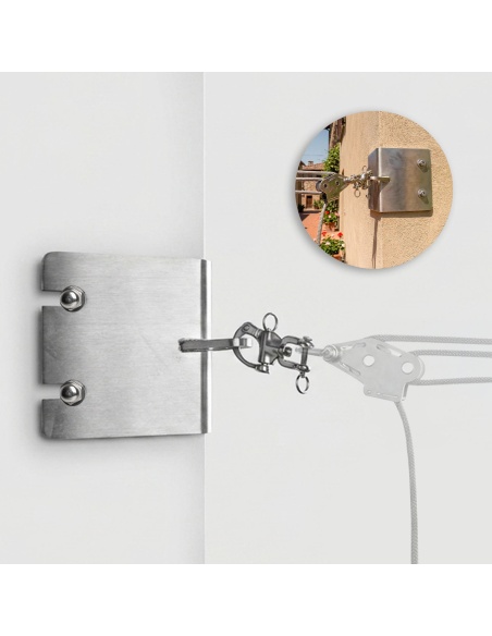 Landa: Stainless Steel Outside Corner Bracket for Shade Sails