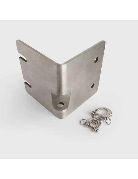Landa: Stainless Steel Outside Corner Bracket for Shade Sails