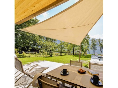 Solaria waterproof - our best radial cut shade sail