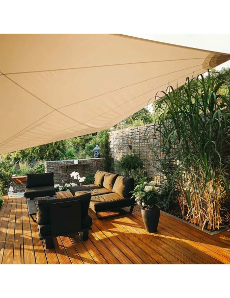 Solaria waterproof - our best radial cut shade sail