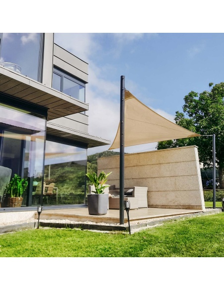 Solaria waterproof - our best radial cut shade sail