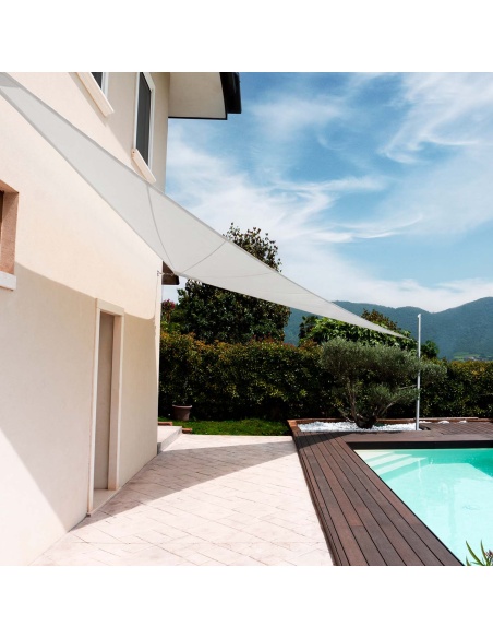Solaria waterproof - our best radial cut shade sail