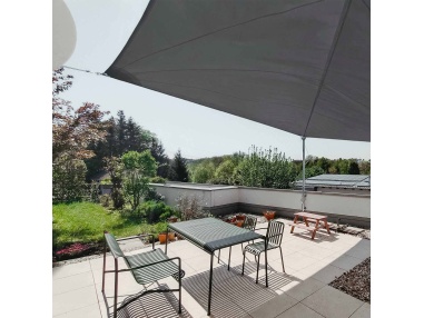 Solaria waterproof - our best radial cut shade sail