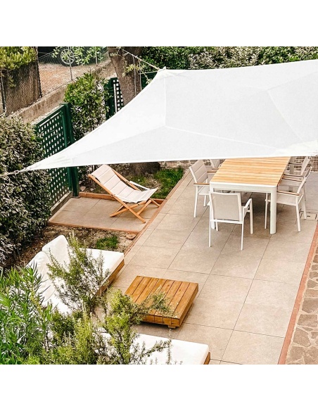 Solaria waterproof - our best radial cut shade sail