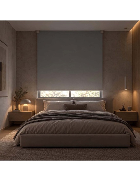 Made-to-Measure Blackout Roller Shade, Kyma Blend Blackout