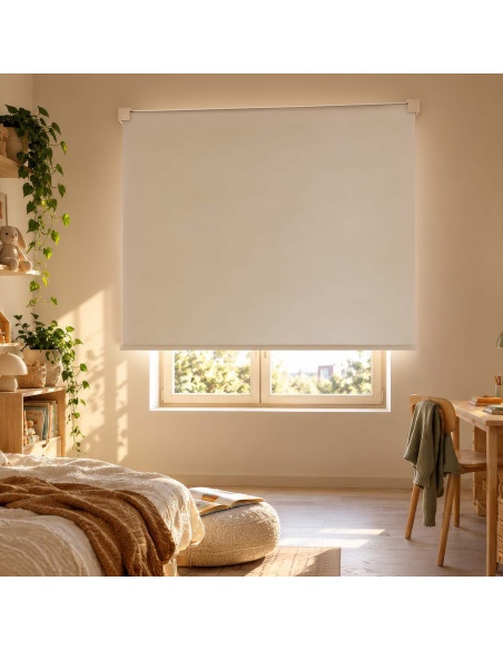 Indoor Blackout Roller Shade, Recta Blend Blackout