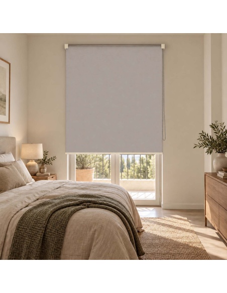 Made-to-Measure Blackout Roller Shade, Kyma Canvas Blackout