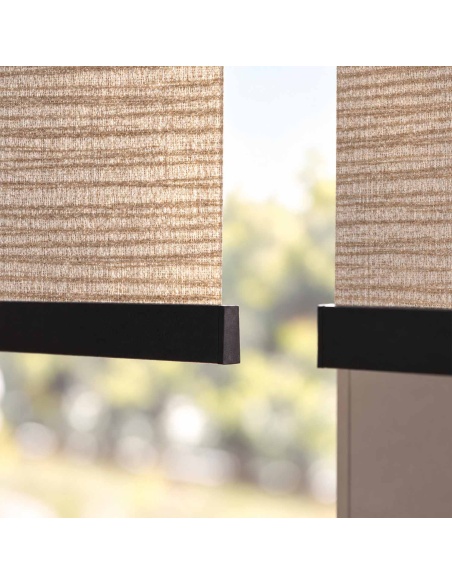 Made-to-Measure Striped Light-Filtering Roller Shade, Kyma Fine Line