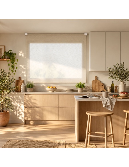 Indoor Light-Filtering Roller Shade, Recta Horizon