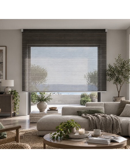 Indoor Sheer Roller Shade, Recta Brush