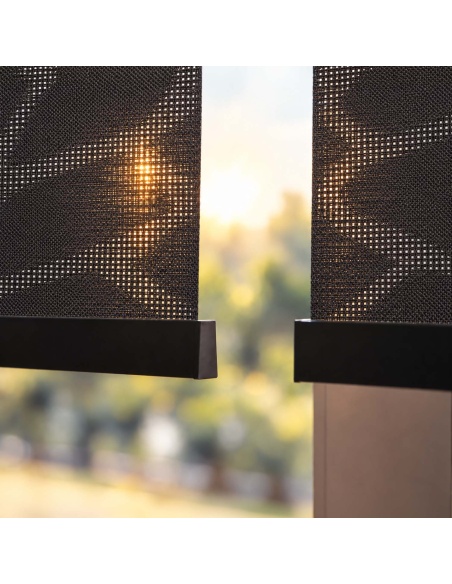 Made-to-Measure Roller Shade with Diamond Pattern, Kyma Diamond