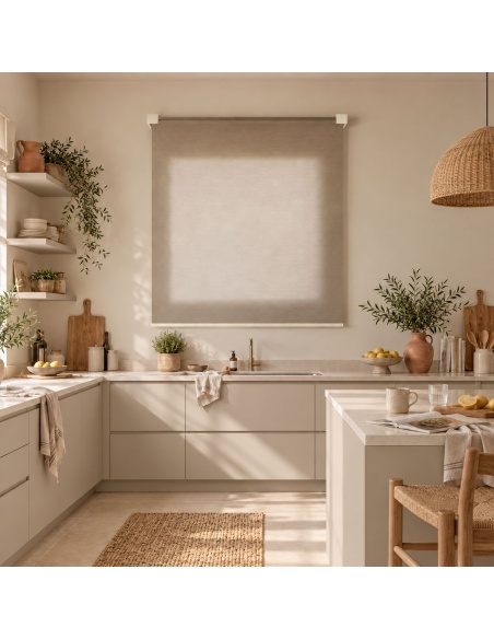 Made-to-Measure Recta Motorised Light-Filtering Indoor Roller Shade