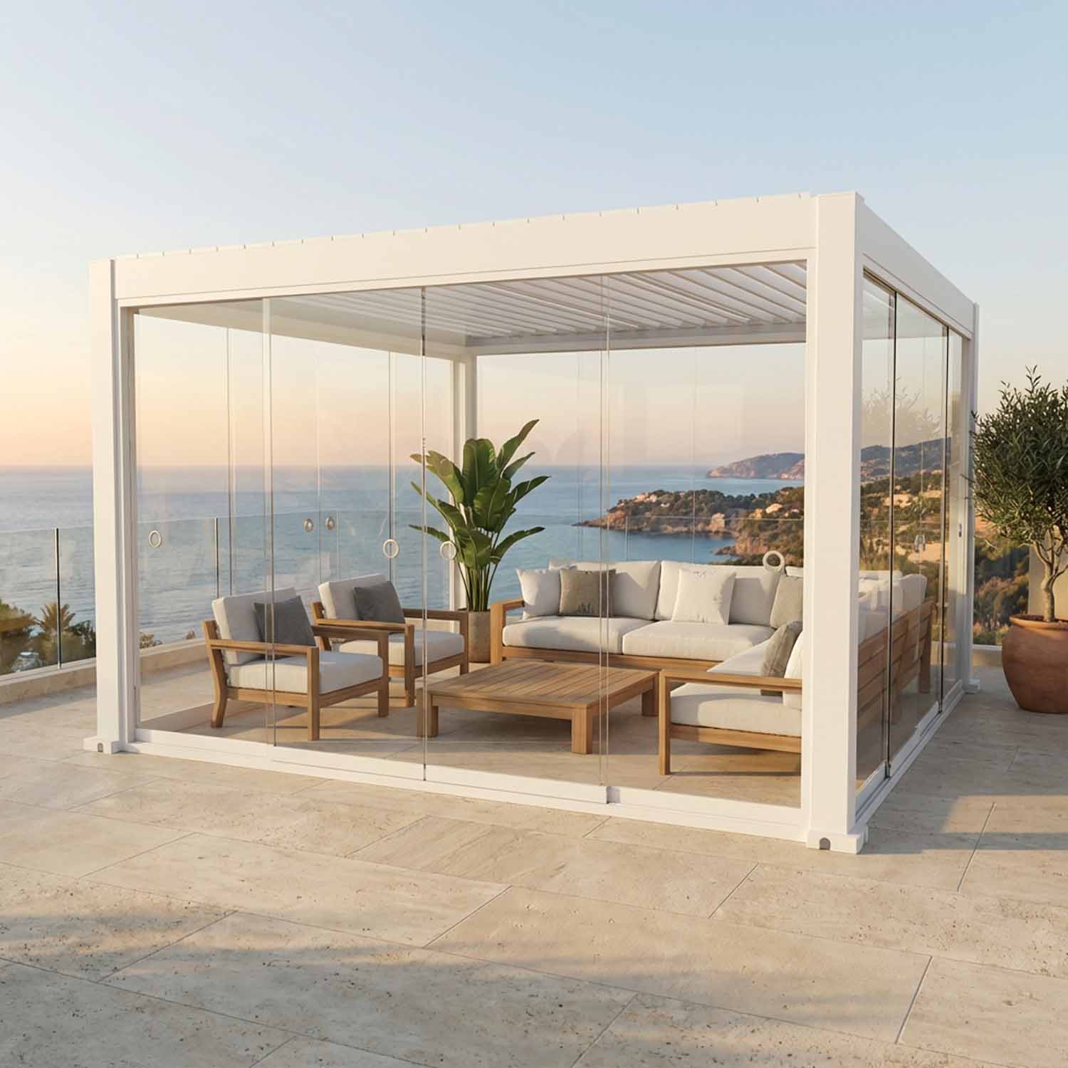 Two aluminium colours